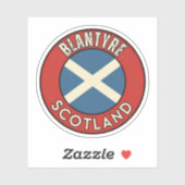 Blantyre, Schotland Sticker (Vel)