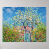 Blanzende perenboom, Monet Poster (Voorkant)