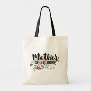 Blanzende Roos Floral Wedding Moeder van de Bride Tote Bag