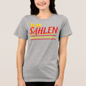 Blap Blap Blap Tri-Blend Shirt (Voorkant)