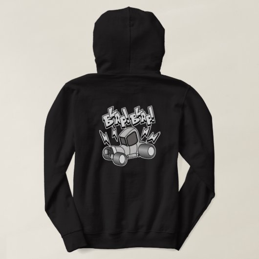 blap blap hoodie (Design achterkant)