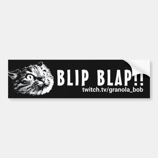 BLAP! JA! BUMPERSTICKER (Voorkant)