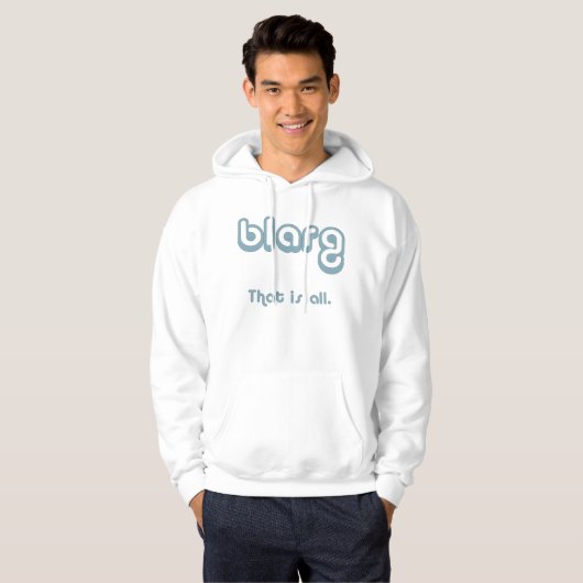 blarg. hoodie (Voorkant volledig)