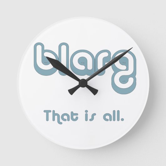 blarg. ronde klok (Voorkant)