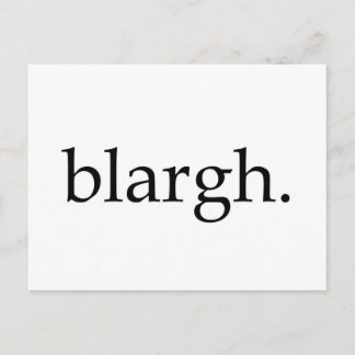 Blargh Briefkaart