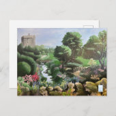 Blarney Castle Gardens Ierland Briefkaart (Voorkant / Achterkant)