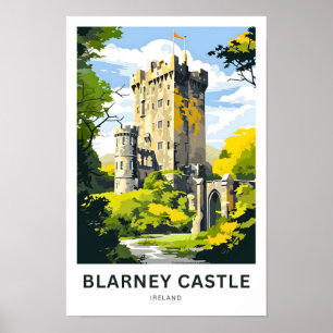 Blarney Castle Ierland Reisprint Poster