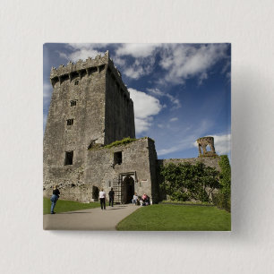 Blarney Castle, Ierland Vierkante Button 5,1 Cm