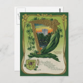  Blarney Castle St Patrick's Wenskaart Briefkaart (Voorkant / Achterkant)