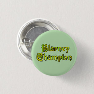 Blarney Champion groene kleine knop Ronde Button 3,2 Cm