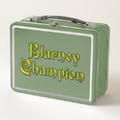 Blarney Champion groene lunchbox (Voorkant)