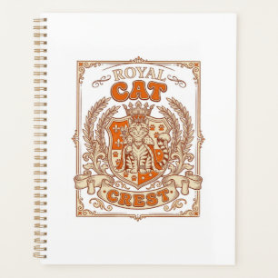 Blason de chat royal Chat Héraldique Armoiries Vin