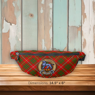 Blason de Clan Bruce sur tartan