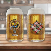 Blason de Clan Carnegie sur tartan de cérémonie