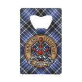 Blason de Clan Clark sur tartan (Devant)