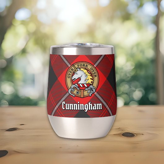Blason de Clan Cunningham sur tartan