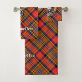 Blason de Clan Hepburn sur tartan (En situation)