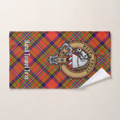 Blason de Clan Hepburn sur tartan (Serviette à main)