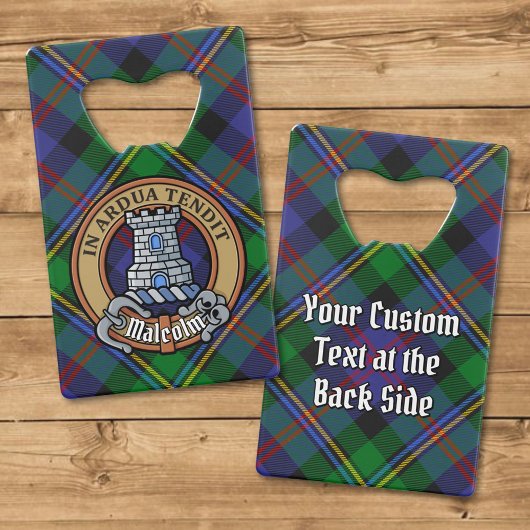 Blason de Clan Malcolm sur tartan