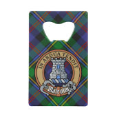 Blason de Clan Malcolm sur tartan (Devant)