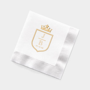 Blason de famille couronne 2 Monogramme de mariage