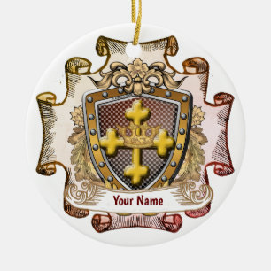 Blason de famille Valor ornement de nom de famille