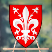 Blason de Florence Lys rouge florentin (Neutre)