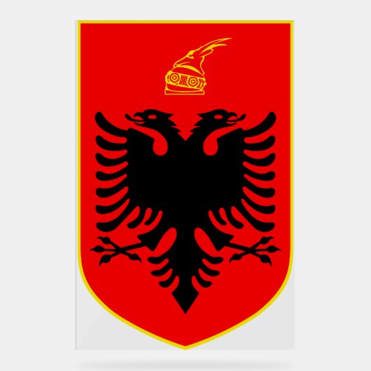 Blason de l'Albanie (Recto)