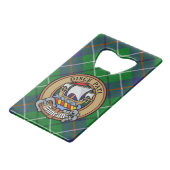 Blason du clan Duncan sur tartan (Devant Angle)