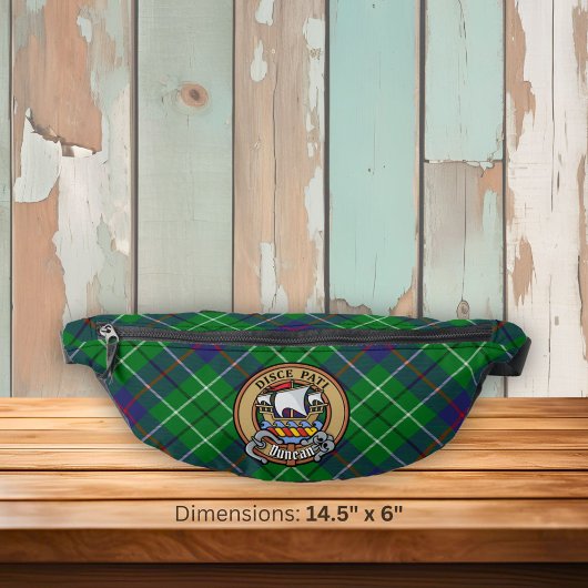 Blason du clan Duncan sur tartan