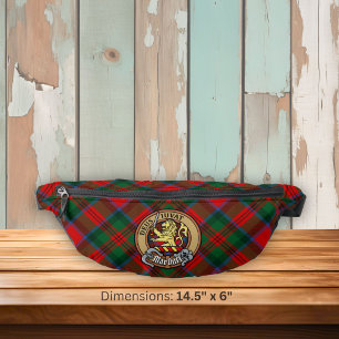 Blason du clan MacDuff sur tartan
