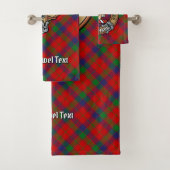 Blason du clan Robertson sur tartan (En situation)