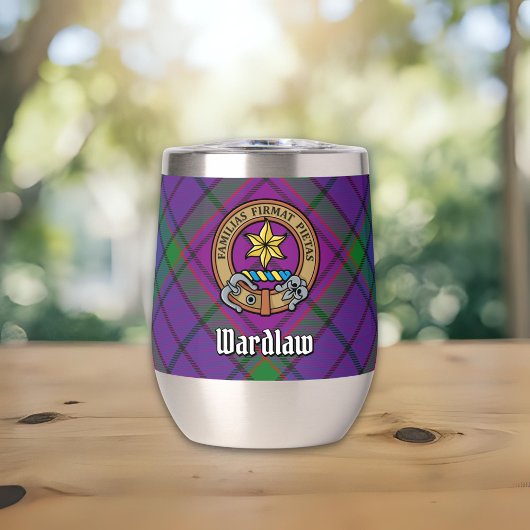 Blason du clan Wardlaw sur tartan