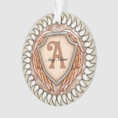 Blason Monogramme Ailes (devant)