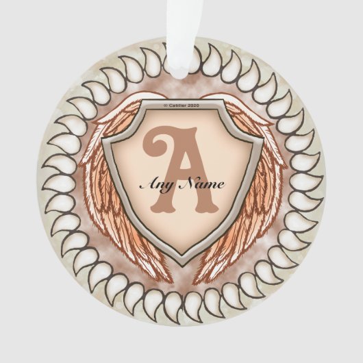 Blason Monogramme Ailes (devant)