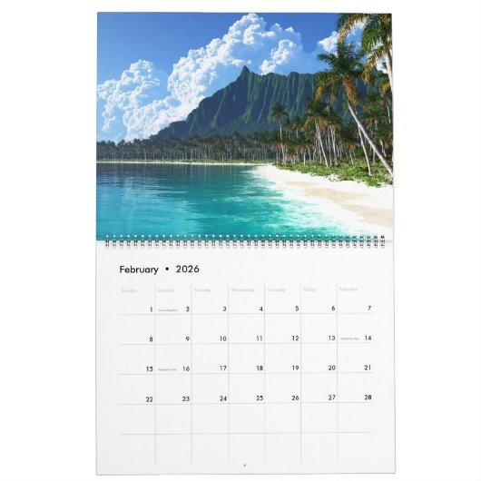 Blasphème numérique 2024 Calendrier mural (Feb 2026)