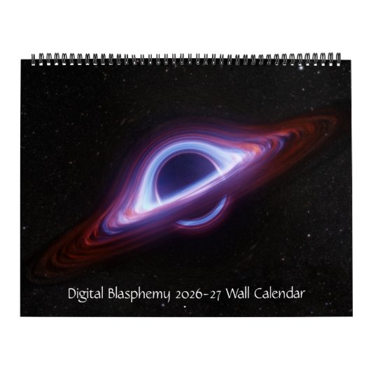 Blasphème numérique 2026-27 Calendrier mural (24 m (Protection)