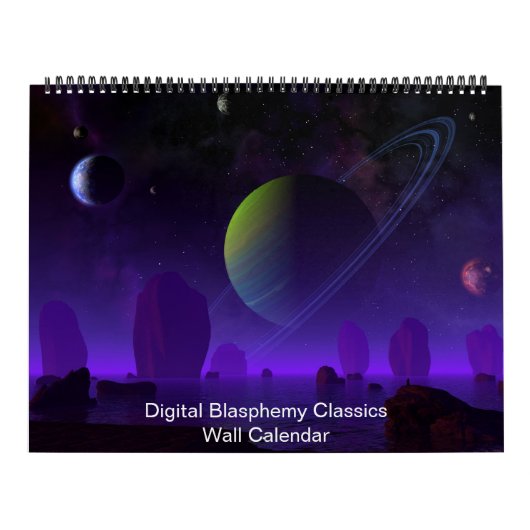Blasphème numérique Classic Calendrier mural (Protection)