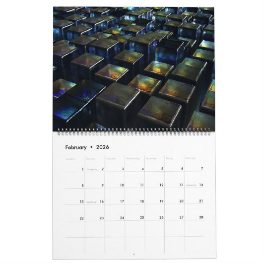 Blasphème numérique Résumé Calendrier mural (Feb 2026)