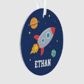 Blast de fusée spatiale, Enfant Personnalisé (devant)