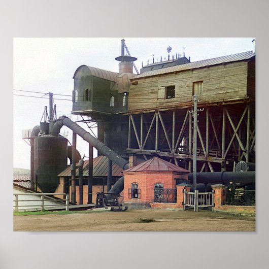 Blast Furnaces - 1910  Poster van de Foto van de K (Voorkant)