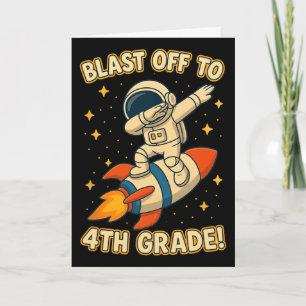 Blast Off 4e klas raket dab ruimte koele school V Kaart