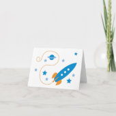 Blast off ! Carte Rocket (Devant)