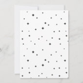 Blast Off Outer Space verjaardagsfeestje Kaart (Achterkant)