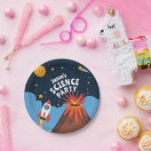 Blast off Rocket Science party kinder Papieren Bordje (Feest)