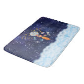 Blast-Off Rocketship Kinder Badmat Badkamerinricht (Gekanteld)