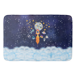Blast-Off Rocketship Kinder Badmat Badkamerinricht