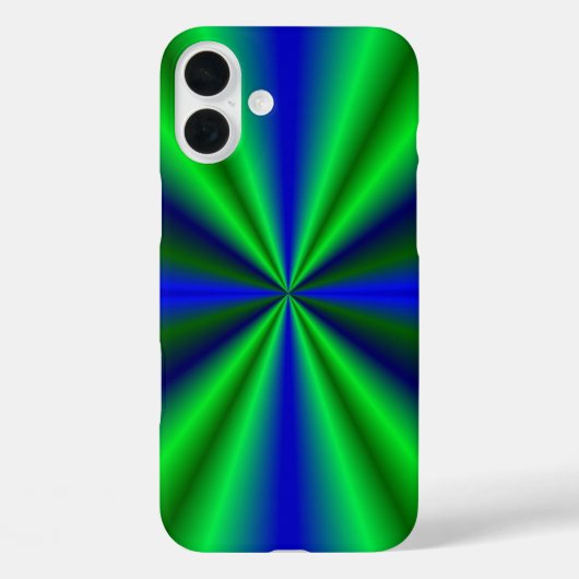 blau grün Regenbogen Case-Mate iPhone Case (Achterkant)