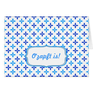 Blau weiß Minimalistisch