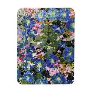 Blau Widen, kleurrijke kunst van Augusto Giacomett Magneet